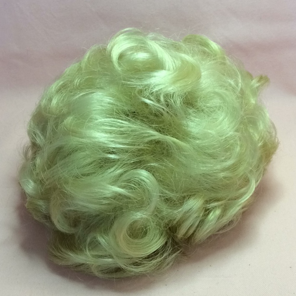 FINAL SALE PRICE Mature Short and Curled Blonde Wig with Cap